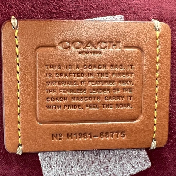 Coach 338775 Signature Heritage Horse and Carriage MultiColor Tote Bag NWT Macys - Picture 11 of 13